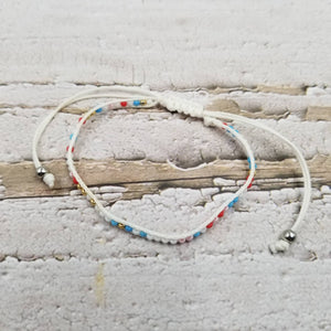 Treasure Wholesale - 10 PCS Handmade Multi Layered Seed Bead Bracelet