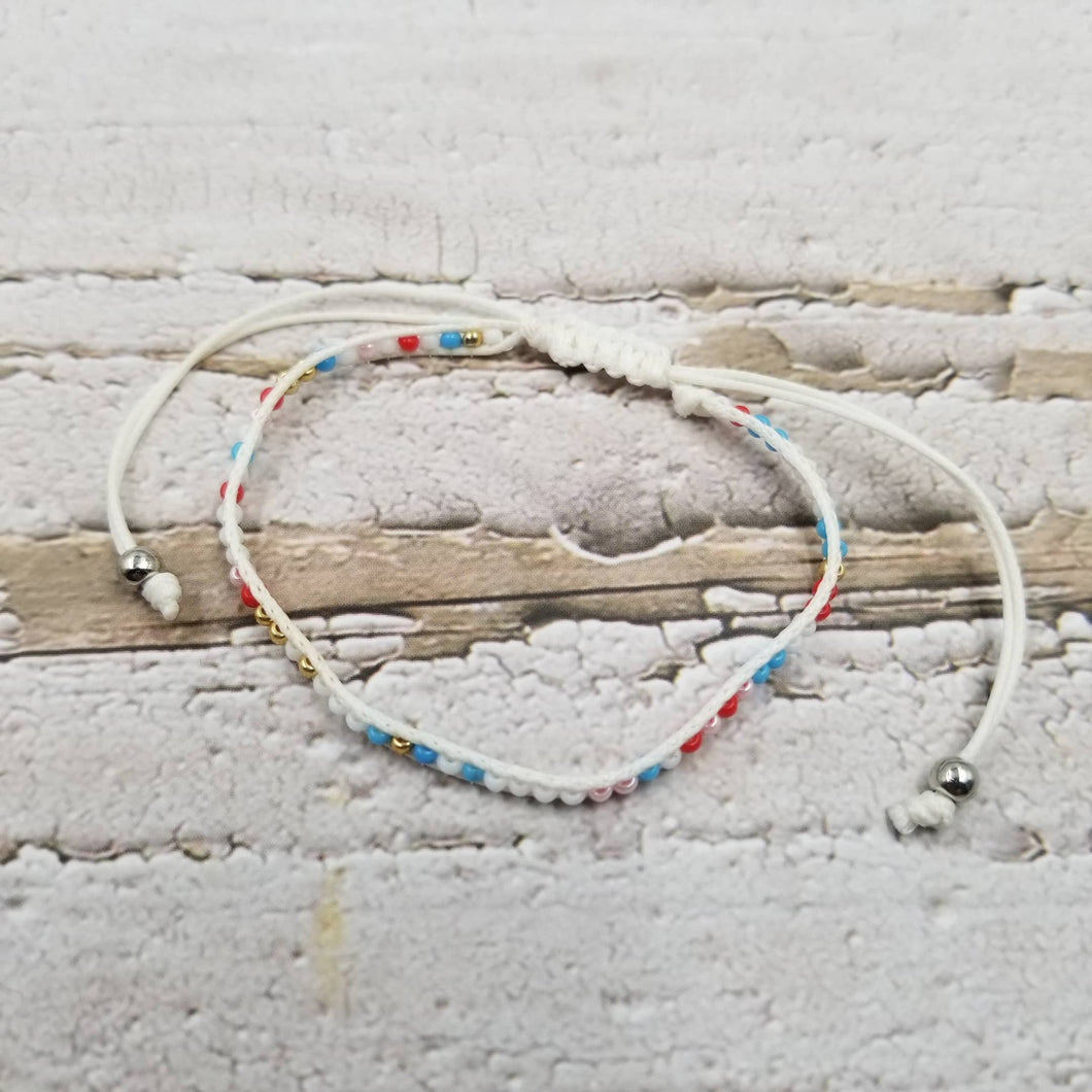 Treasure Wholesale - 10 PCS Handmade Multi Layered Seed Bead Bracelet