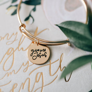 The Daily Grace Co - Give Me Jesus Bracelet