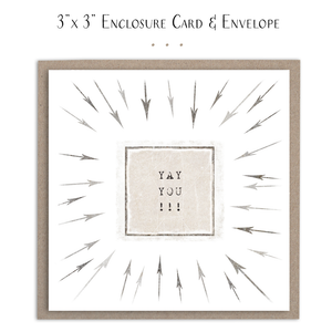 Susan Case Designs - Yay You Mini Card