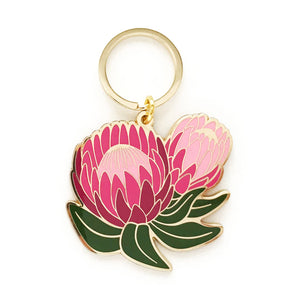 Paper Anchor Co. - Ofelia Protea Flower Keychain