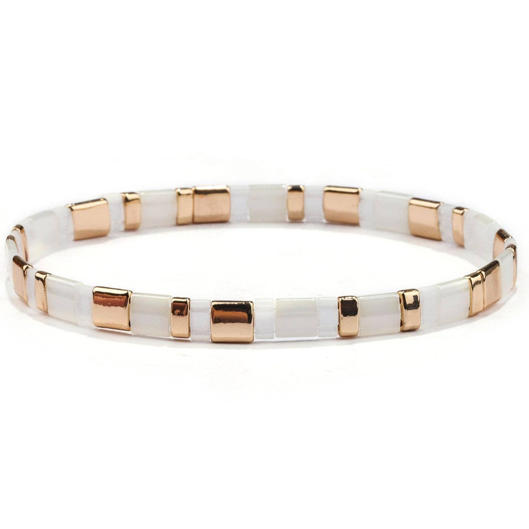 Splendid Iris - Choose your colors - Miyuki Tila Bracelets