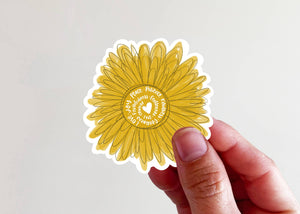 Kingfolk Co - Fruits of the Spirit Sunflower Vinyl Sticker