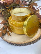 Load image into Gallery viewer, Capri Blue 19 oz Glimmer Signature Jar Pumpkin Dulce
