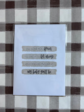 Load image into Gallery viewer, Handmade Hoosier - 5x7 Hand Lettered Art Print - Love you Forever
