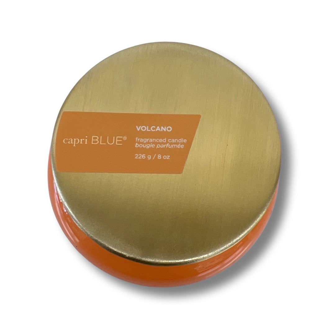 Capri Blue 8 oz Orange Dual Tone Volcano