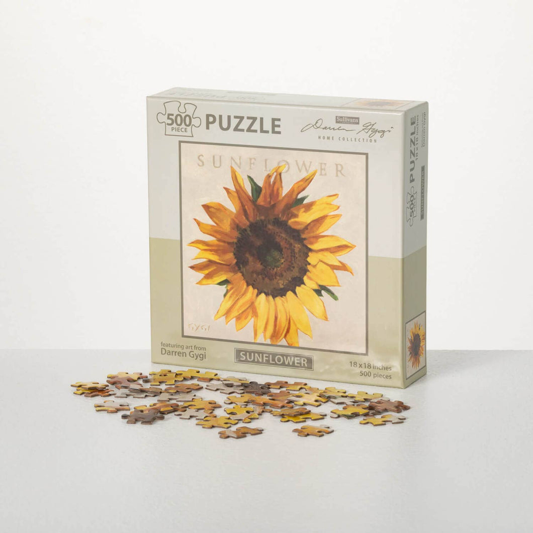 Sullivans Home Decor - DARREN GYGI SUNFLOWER PUZZLE