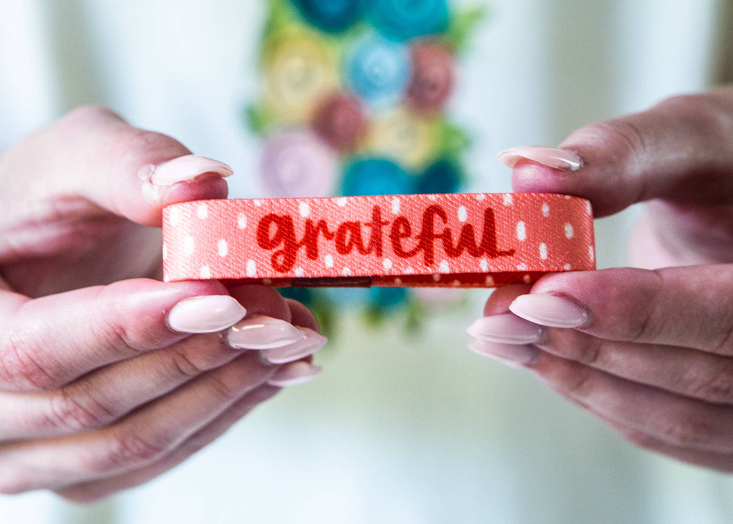 Kingfolk Co - Grateful Fall Thanksgiving Stretchy Bracelet