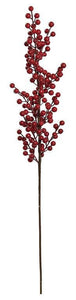 Berry Spray, 32", Red