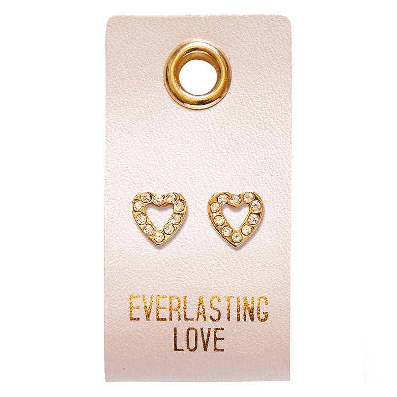 Faithworks by Creative Brands - Leather Tag-Everlasting Heart