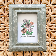 Load image into Gallery viewer, Handmade Hoosier - 5x7 Hand Lettered Art Print - Joy Comes in the Morning
