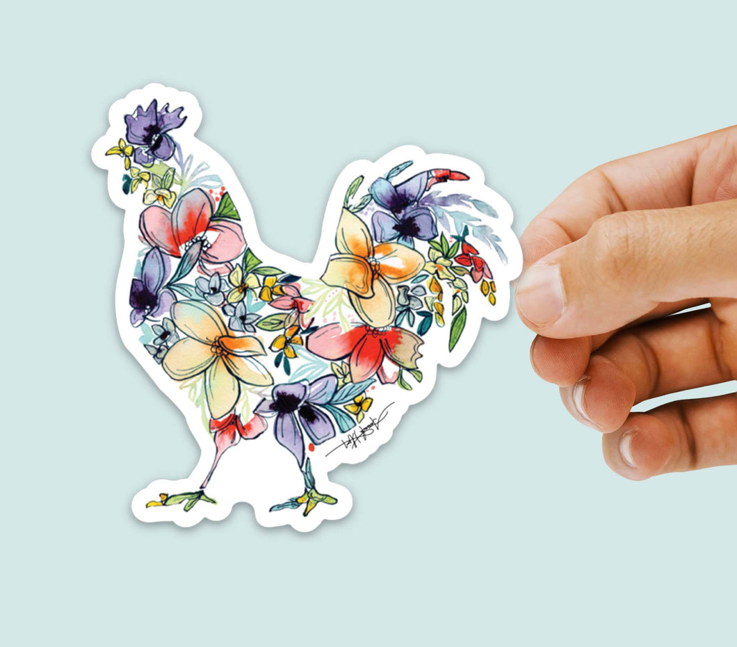 Amanda Klein Co. - Chicken Vinyl Decal Sticker