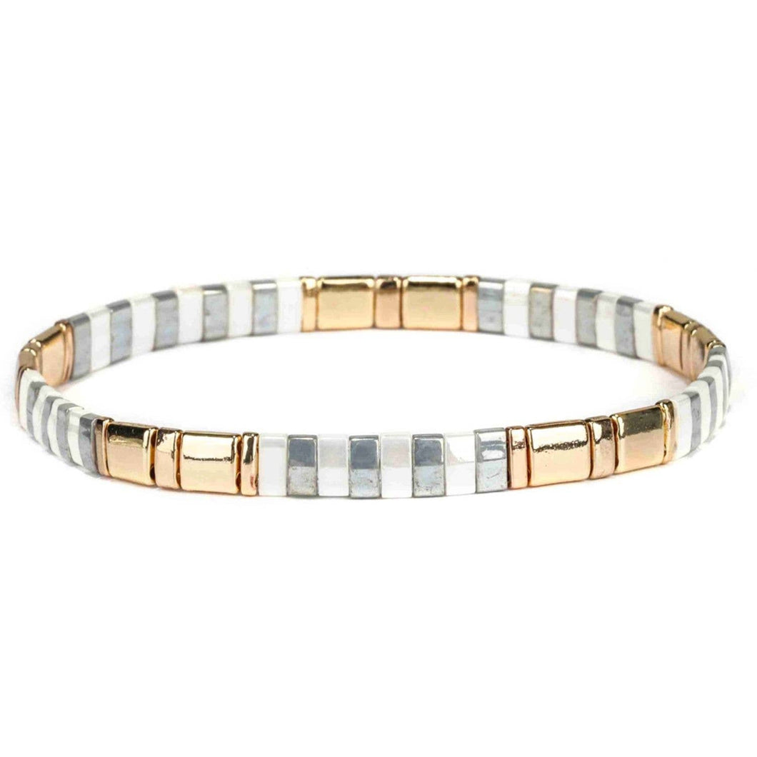 Splendid Iris - Choose your colors - Miyuki Tila Bracelets