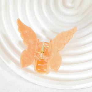 Fashion City | Mini Butterfly Tortoise Hair Claw: ONE SIZE / PNK