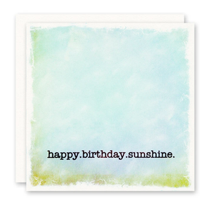 Susan Case Designs - Happy Birthday Sunshine Card